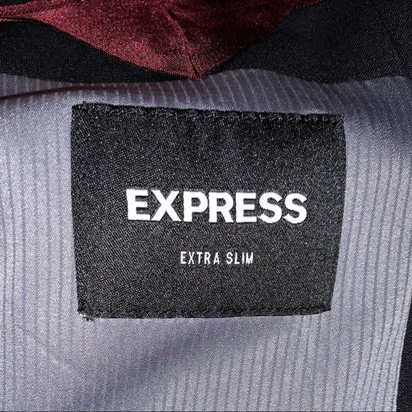 Express Extra Slim Suit Jacket Blue size 42R - Picture 3 of 3